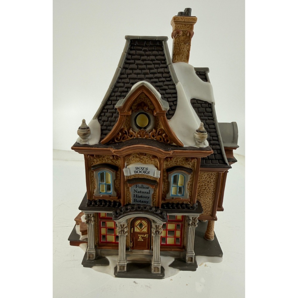 Department 56 Dickens Village Boz's Books Bookshop #805513 Retired Christmas